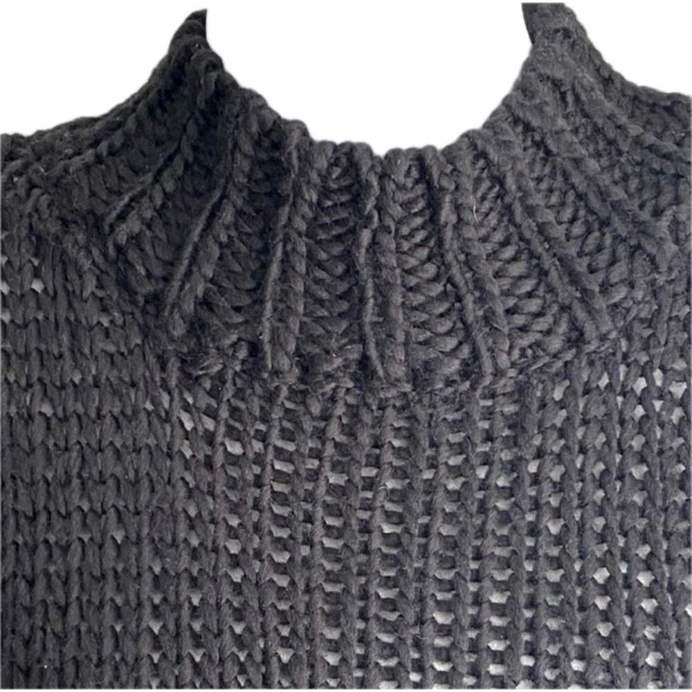 SHOW ME YOUR MUMU Jude Wool Sweater XL Chunky Knit Balloon Sleeve Oversized Boho - Picture 7 of 15